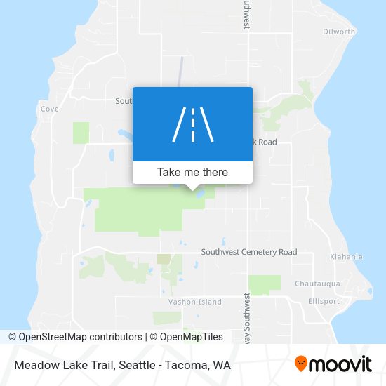 Mapa de Meadow Lake Trail