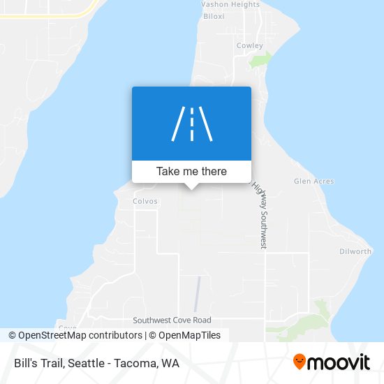 Bill's Trail map