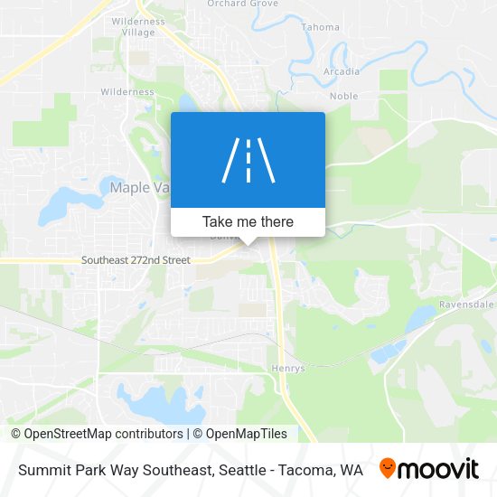 Mapa de Summit Park Way Southeast