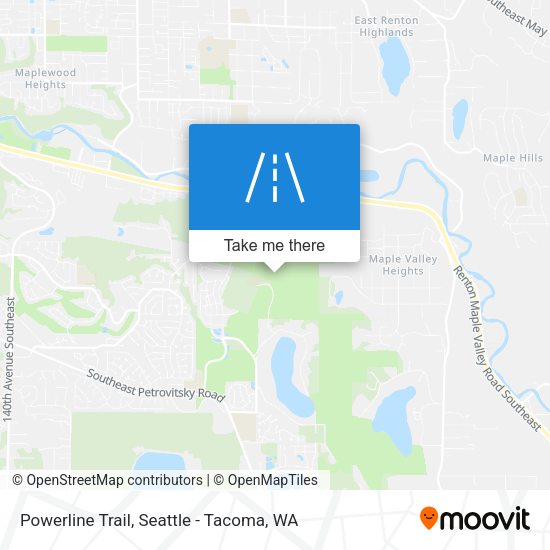Mapa de Powerline Trail