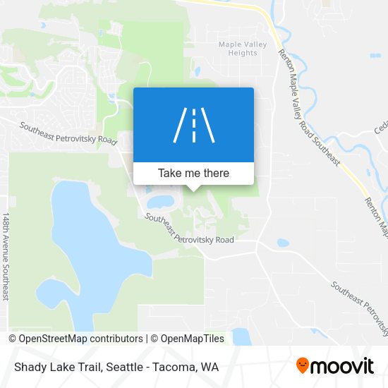 Shady Lake Trail map