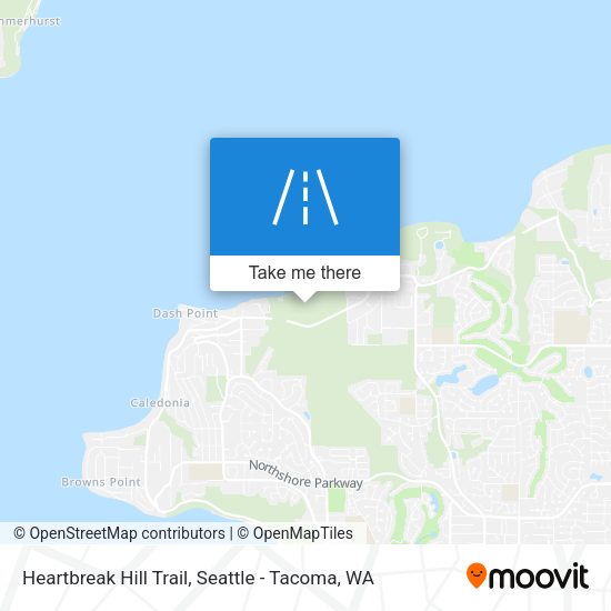 Heartbreak Hill Trail map