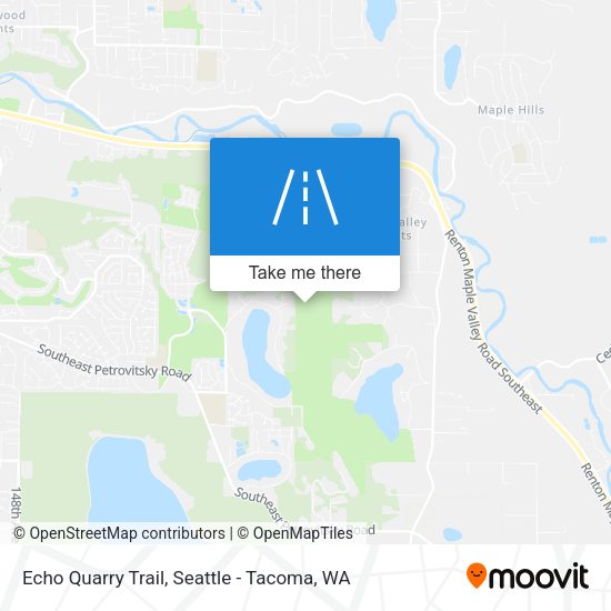 Echo Quarry Trail map
