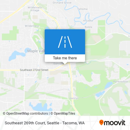 Southeast 269th Court map