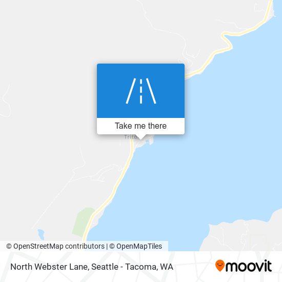North Webster Lane map