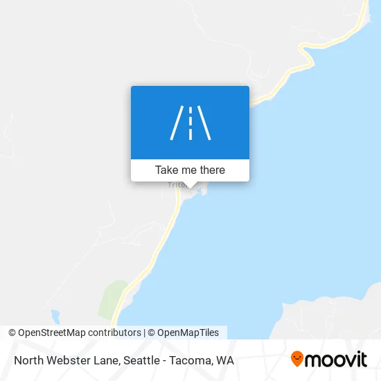 North Webster Lane map