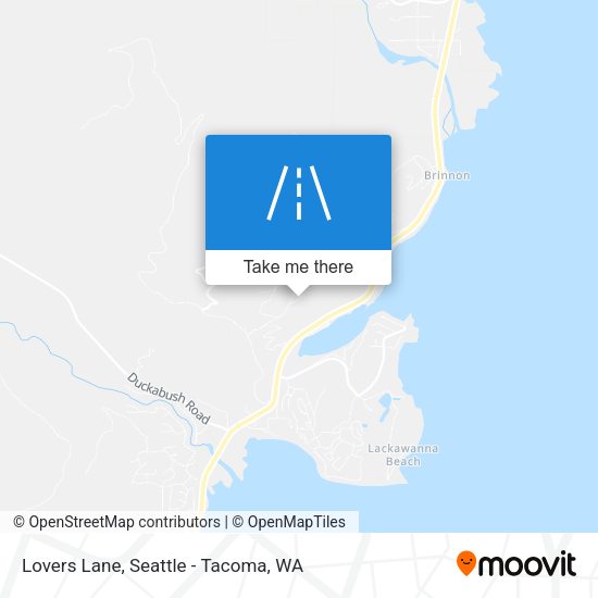 Mapa de Lovers Lane