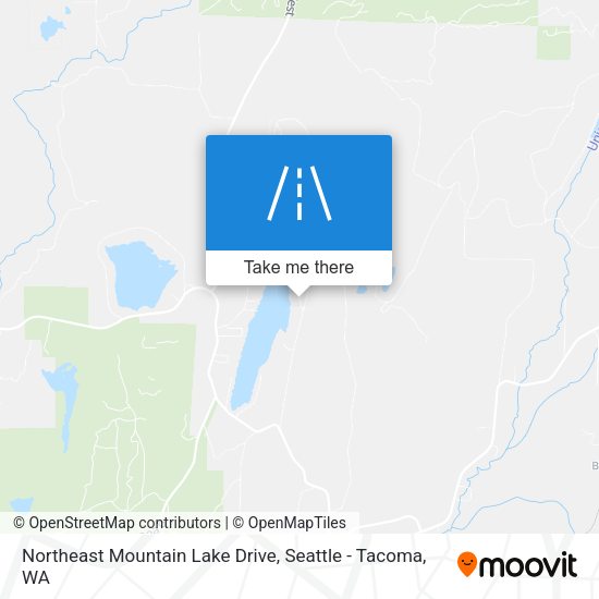 Mapa de Northeast Mountain Lake Drive
