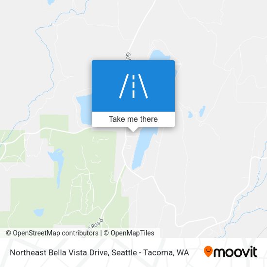Mapa de Northeast Bella Vista Drive