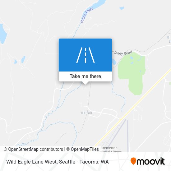 Wild Eagle Lane West map