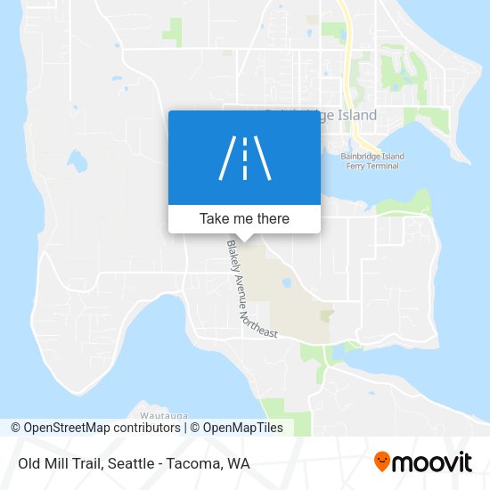 Old Mill Trail map