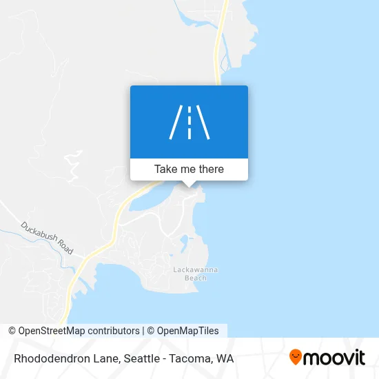 Rhododendron Lane map