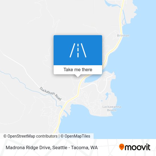 Madrona Ridge Drive map