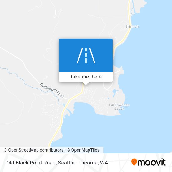 Old Black Point Road map