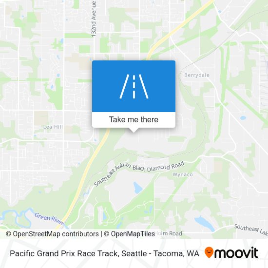 Mapa de Pacific Grand Prix Race Track