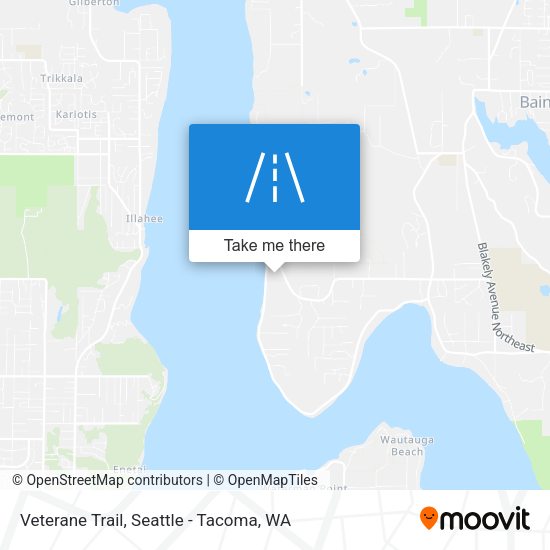 Veterane Trail map