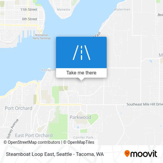 Mapa de Steamboat Loop East