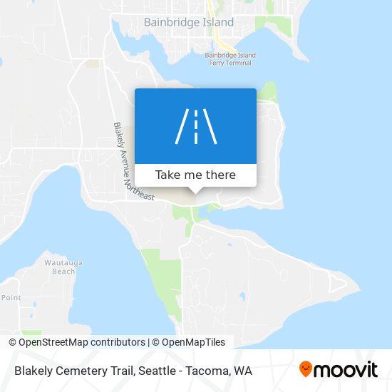 Mapa de Blakely Cemetery Trail