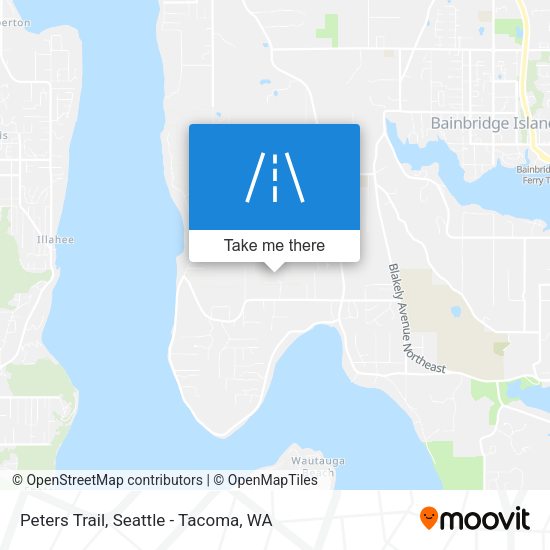 Peters Trail map