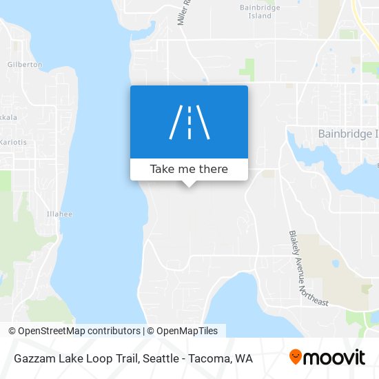 Mapa de Gazzam Lake Loop Trail