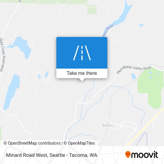 Mapa de Minard Road West