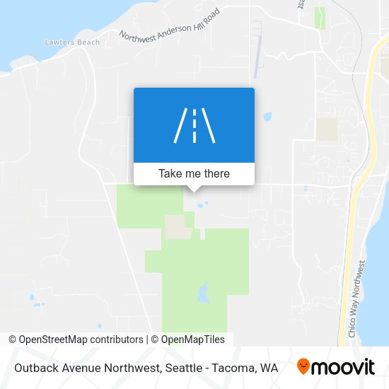 Mapa de Outback Avenue Northwest