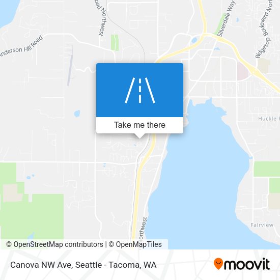 Canova NW Ave map