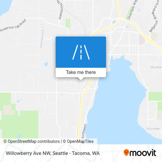 Mapa de Willowberry Ave NW