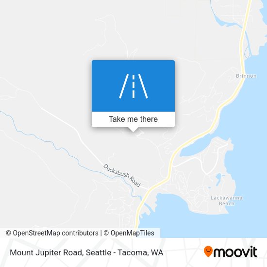 Mount Jupiter Road map