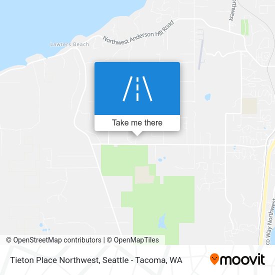 Tieton Place Northwest map