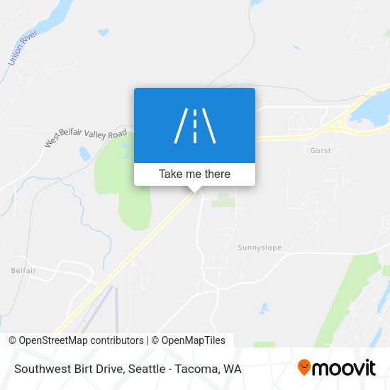 Mapa de Southwest Birt Drive