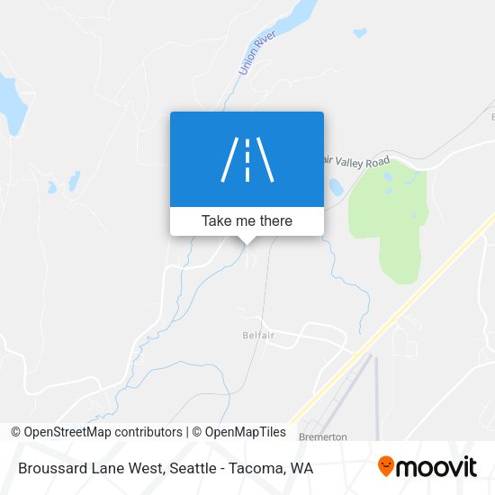 Broussard Lane West map