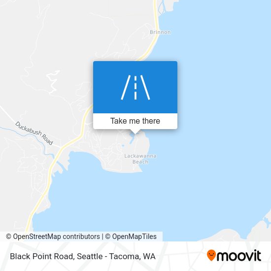 Black Point Road map