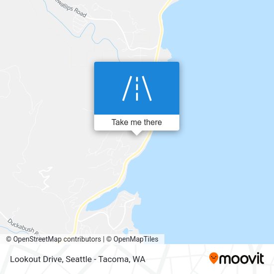 Mapa de Lookout Drive