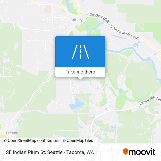 SE Indian Plum St map