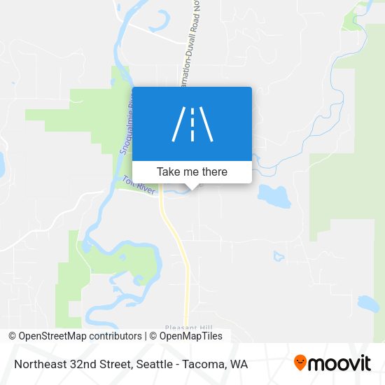 Northeast 32nd Street map