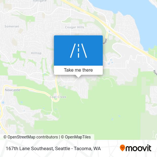 167th Lane Southeast map