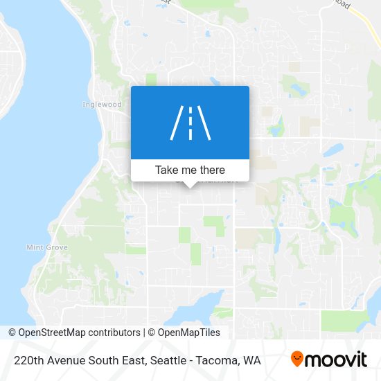 220th Avenue South East map