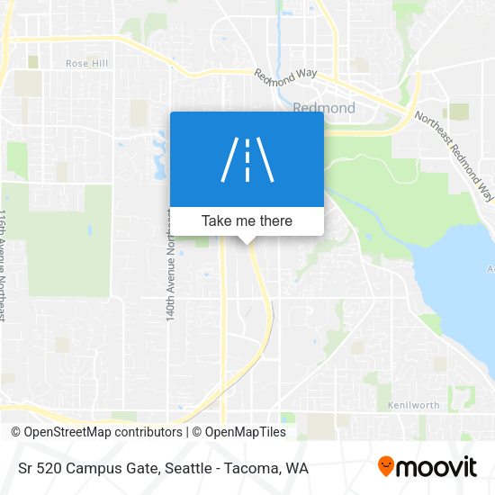 Sr 520 Campus Gate map