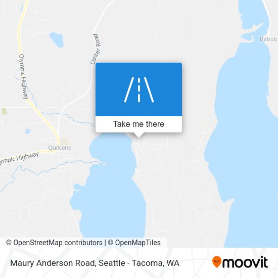 Maury Anderson Road map