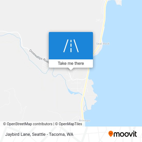 Mapa de Jaybird Lane