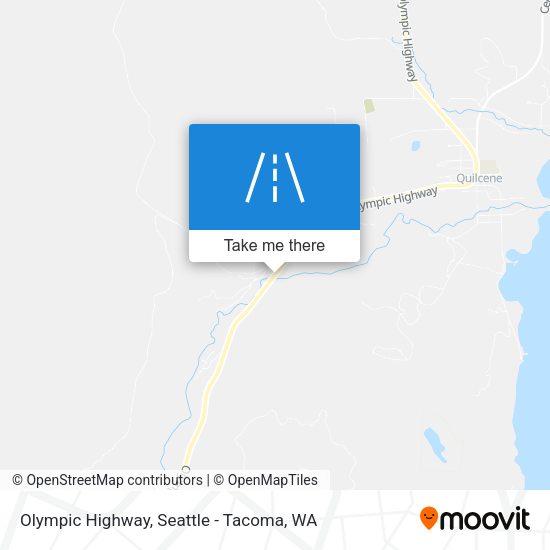 Olympic Highway map