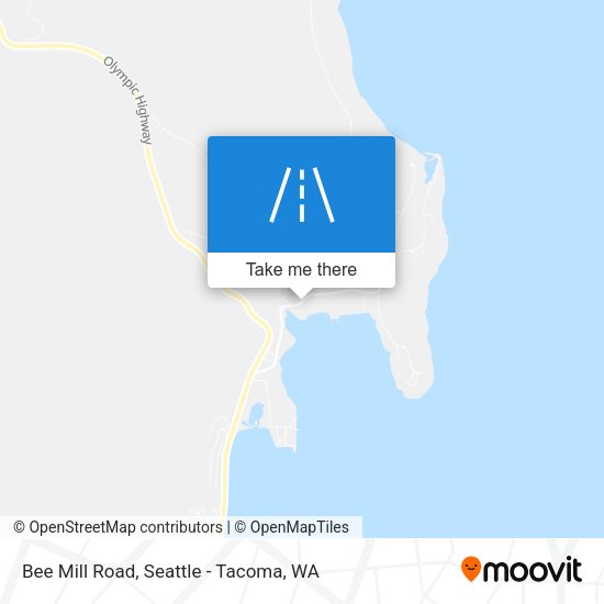 Bee Mill Road map
