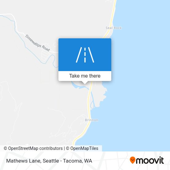 Mathews Lane map