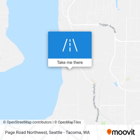 Mapa de Page Road Northwest