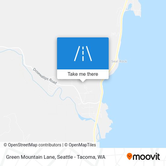 Green Mountain Lane map