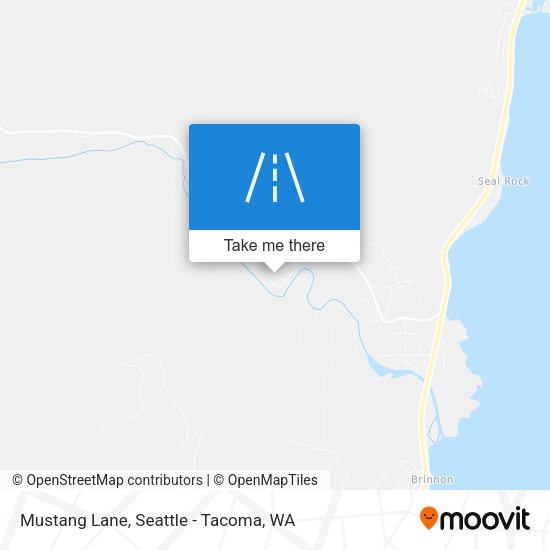 Mapa de Mustang Lane