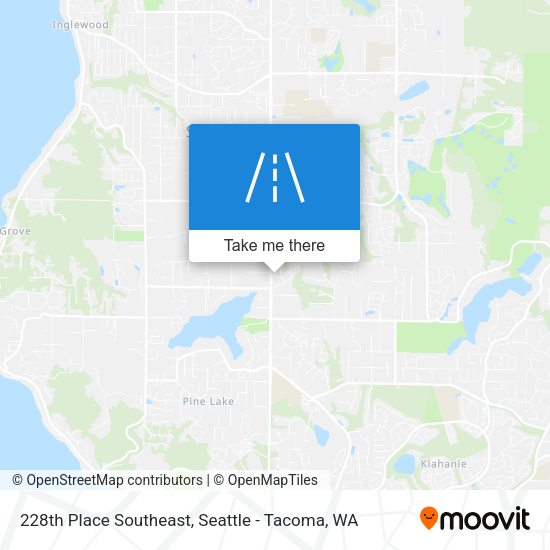 Mapa de 228th Place Southeast