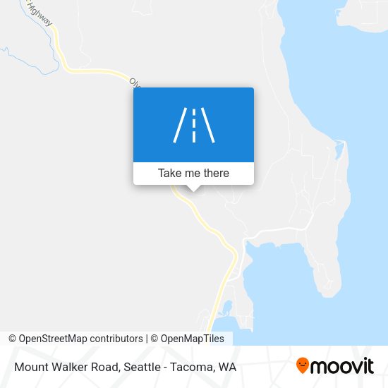 Mount Walker Road map