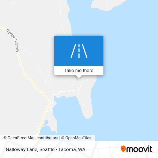 Galloway Lane map